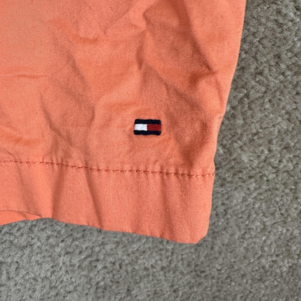 Tommy Hilfiger Shorts Mens 2XL Orange Elastic Waist Drawstring‎ Bermuda Swim - Picture 3 of 10
